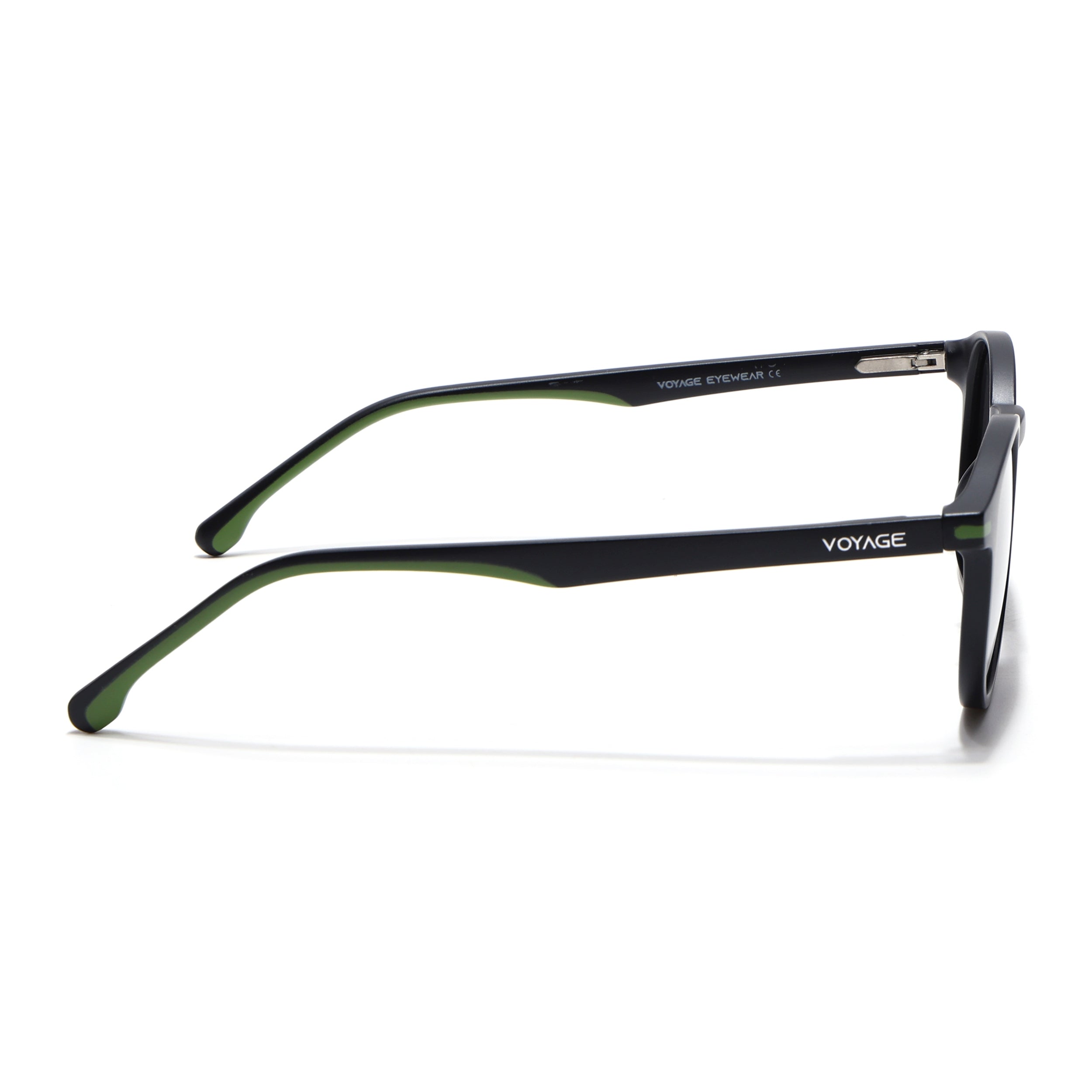 Matira | Black & Green Round Polarized Sunglasses | PMG7406