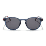 Matira | Blue Round Polarized Sunglasses | PMG7410