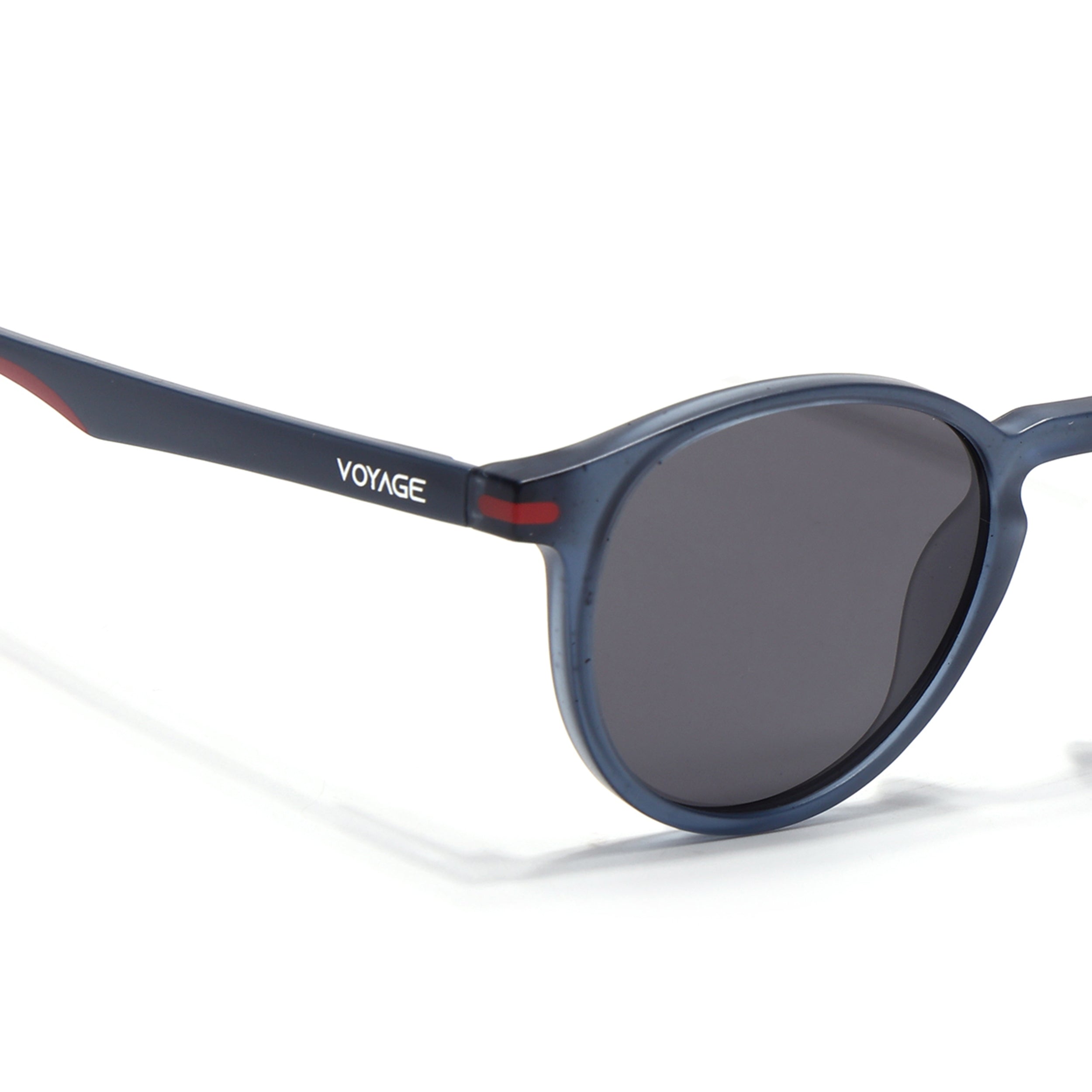Matira | Blue Round Polarized Sunglasses | PMG7410