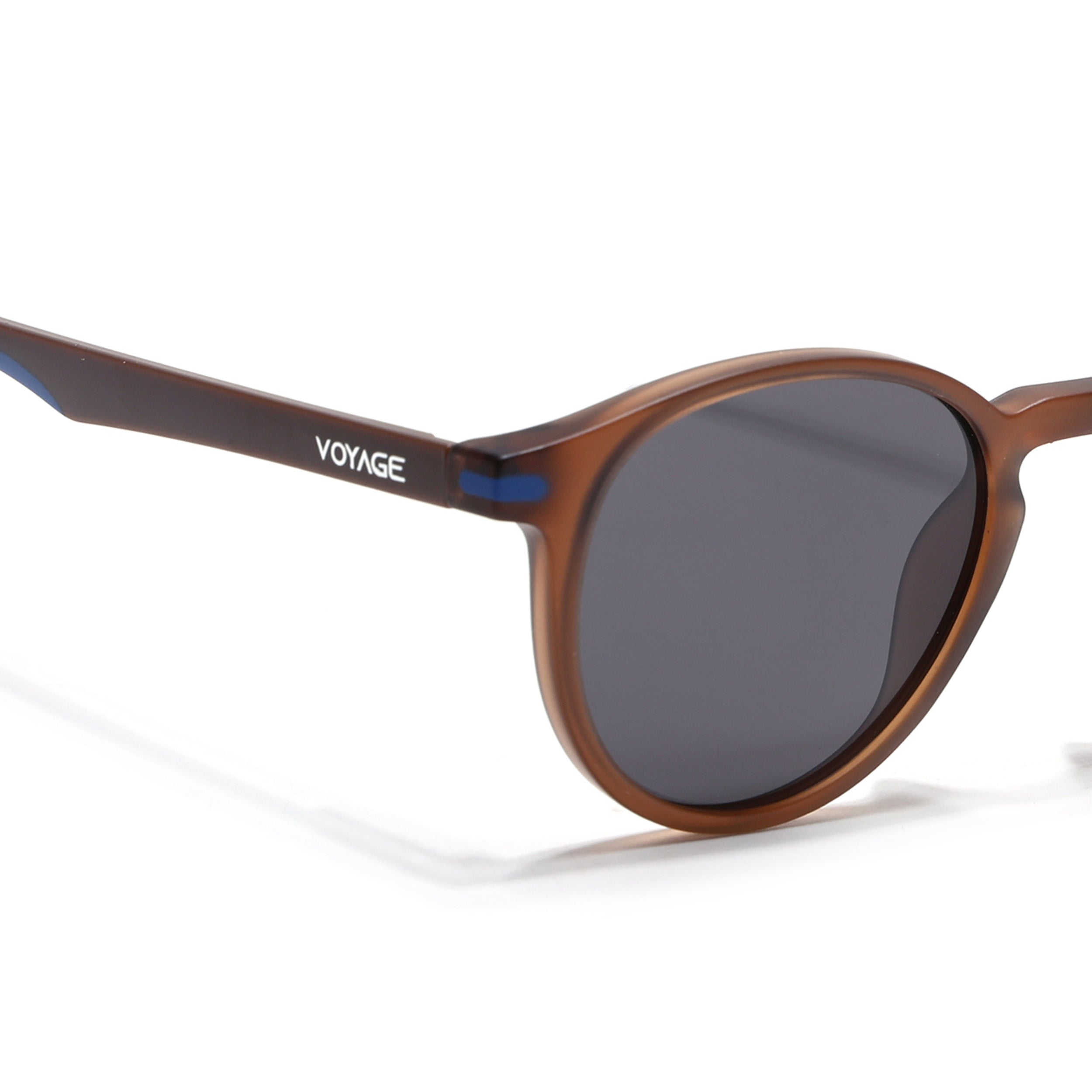 Matira | Brown Round Polarized Sunglasses | PMG7411