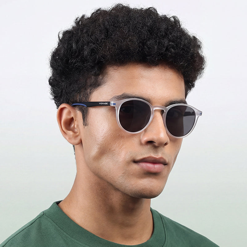 Matira | Transparent  Round Polarized Sunglasses | PMG7412