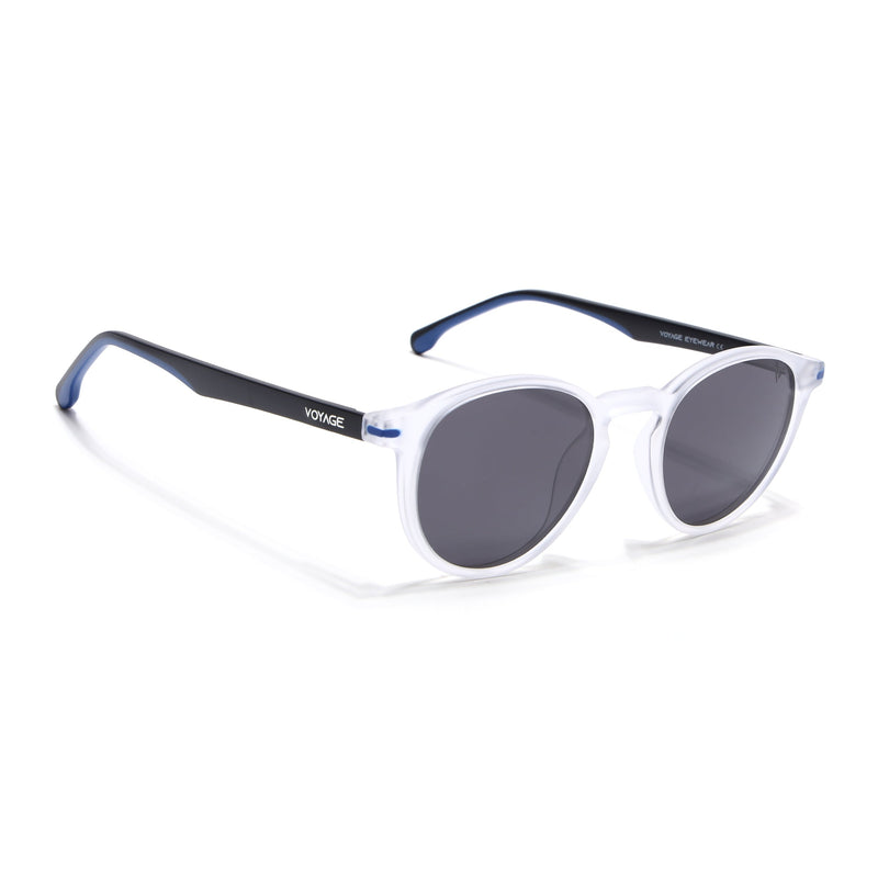 Matira | Transparent  Round Polarized Sunglasses | PMG7412