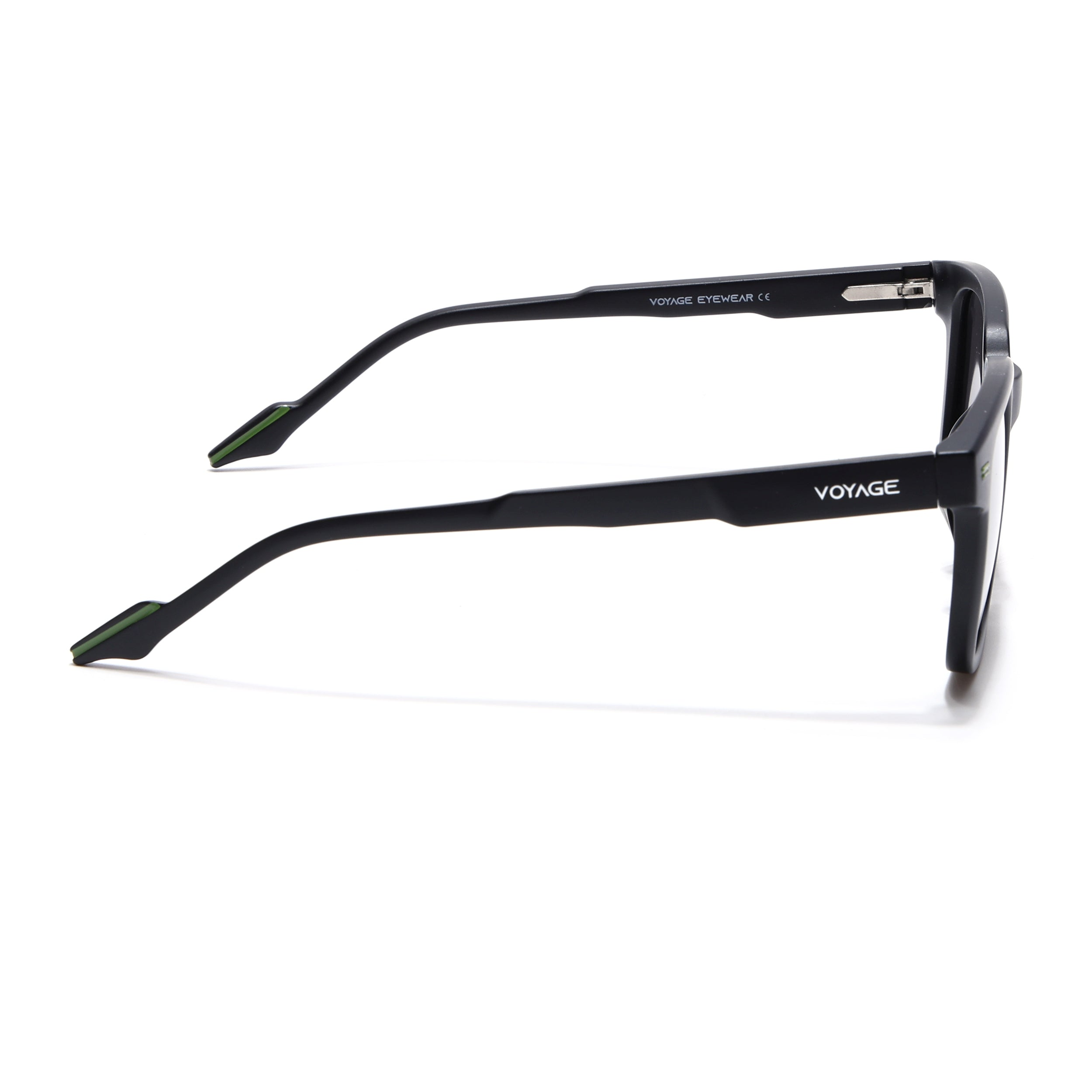Matira | Black & Green Square Polarized Sunglasses | PMG7414