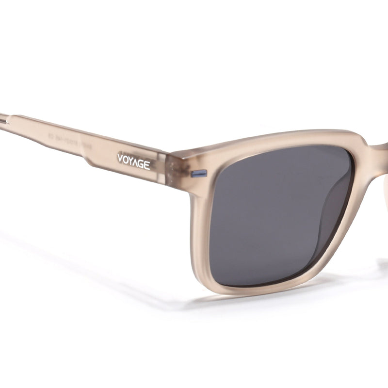 Matira | Brown Square Polarized Sunglasses  | PMG7418