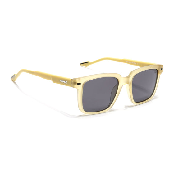 Matira | Yellow Square Polarized Sunglasses  | PMG7419