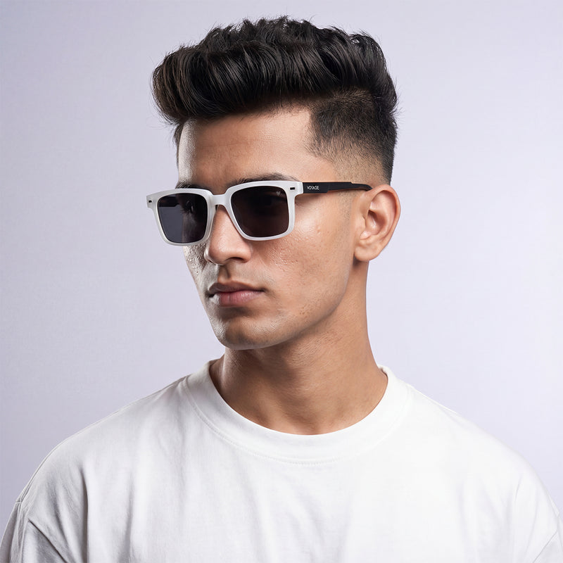 Matira | Transparent Square Polarized Sunglasses | PMG7420