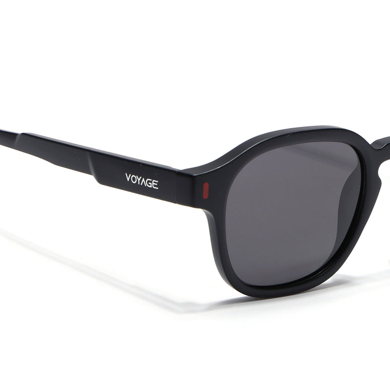 Matira | Black & Red Wayfarer Polarized Sunglasses  | PMG7421