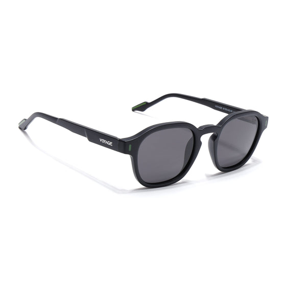 Matira | Black & Green Wayfarer Polarized Sunglasses | PMG7422