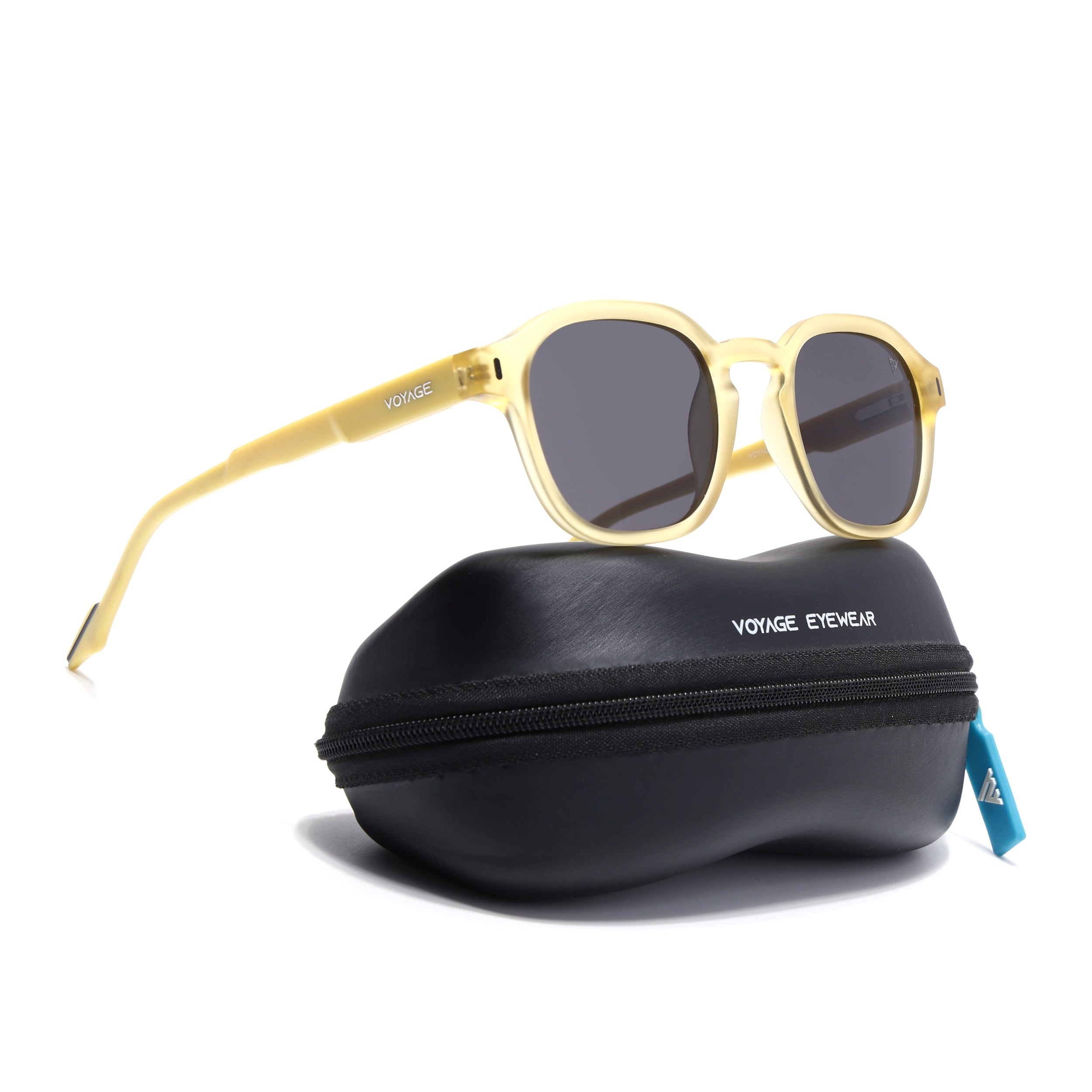 Matira | Yellow Wayfarer Polarized Sunglasses | PMG7427