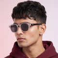 Matira | Transparent Wayfarer Polarized Sunglasses | PMG7428