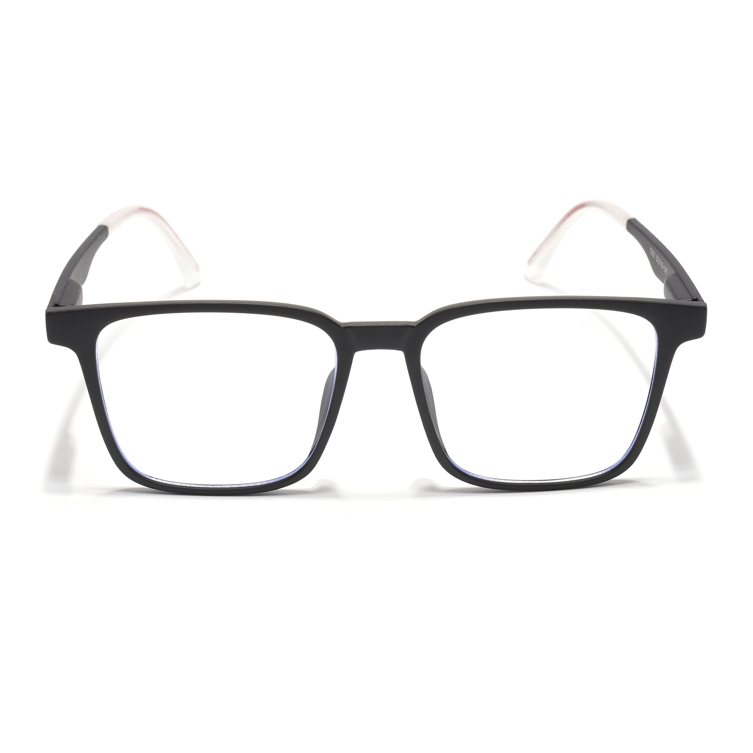 Voyage Air Black Square Eyeglasses for Men & Women (T001FMG7172-C1)