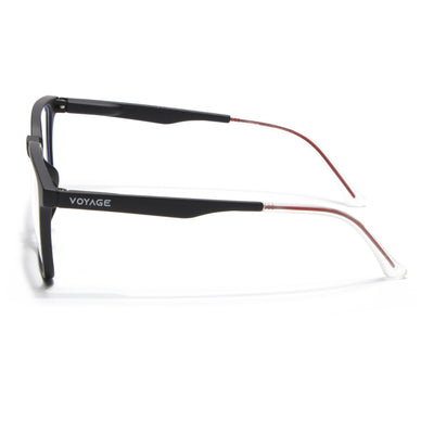 Voyage Air Black Square Eyeglasses for Men & Women (T001FMG7172-C1)