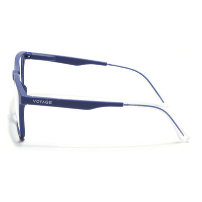 Voyage Air Blue Square Eyeglasses for Men & Women (T001FMG7174-C3)