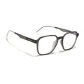 Voyage Air Grey Square Eyeglasses for Men & Women (T002FMG7178-C2)