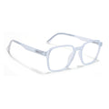 Voyage Air Matt Transparent Square Eyeglasses for Men & Women (T002FMG7181-C5)