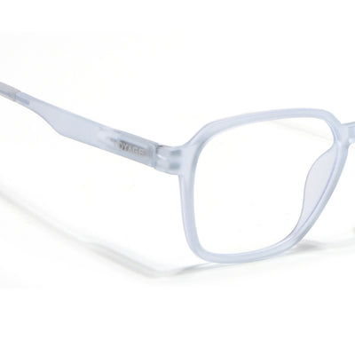Voyage Air Matt Transparent Square Eyeglasses for Men & Women (T002FMG7181-C5)