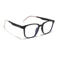 Voyage Air Black Square Eyeglasses for Men & Women (T003FMG7182-C1)