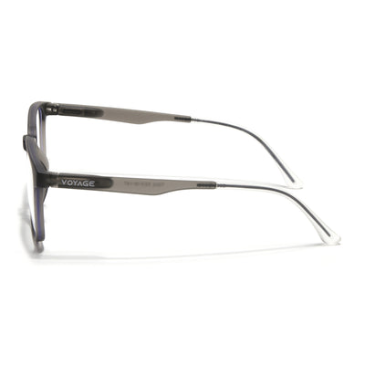 Voyage Air Grey Square Eyeglasses for Men & Women (T003FMG7183-C2)