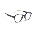 Voyage Air Black Round Eyeglasses for Men & Women (T006FMG7187-C1)