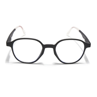 Voyage Air Black Round Eyeglasses for Men & Women (T006FMG7187-C1)