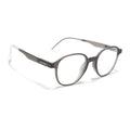 Voyage Air Grey Round Eyeglasses for Men & Women (T006FMG7188-C2)