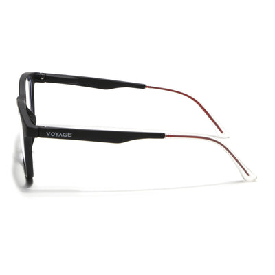 Voyage Air Black Round Eyeglasses for Men & Women (T011FMG7192-C1)