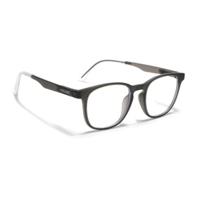 Voyage Air Grey Round Eyeglasses for Men & Women (T011FMG7193-C2)