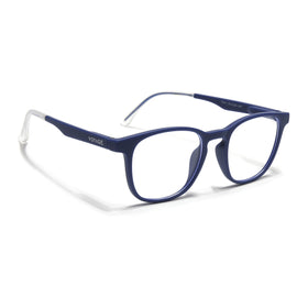 Voyage Air Blue Round Eyeglasses for Men & Women (T011FMG7194-C3)