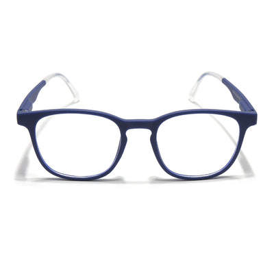 Voyage Air Blue Round Eyeglasses for Men & Women (T011FMG7194-C3)