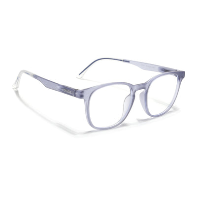 Voyage Air Light Grey Round Eyeglasses for Men & Women (T011FMG7195-C4)