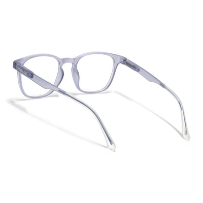 Voyage Air Light Grey Round Eyeglasses for Men & Women (T011FMG7195-C4)