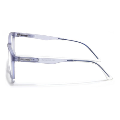 Voyage Air Light Grey Round Eyeglasses for Men & Women (T011FMG7195-C4)