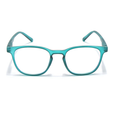 Voyage Air Green Square Eyeglasses for Men & Women (T011MG4729-C3)