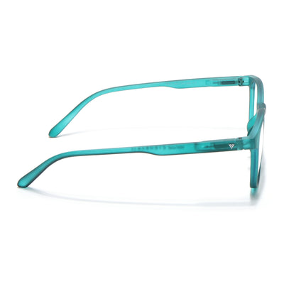 Voyage Air Green Square Eyeglasses for Men & Women (T011MG4729-C3)