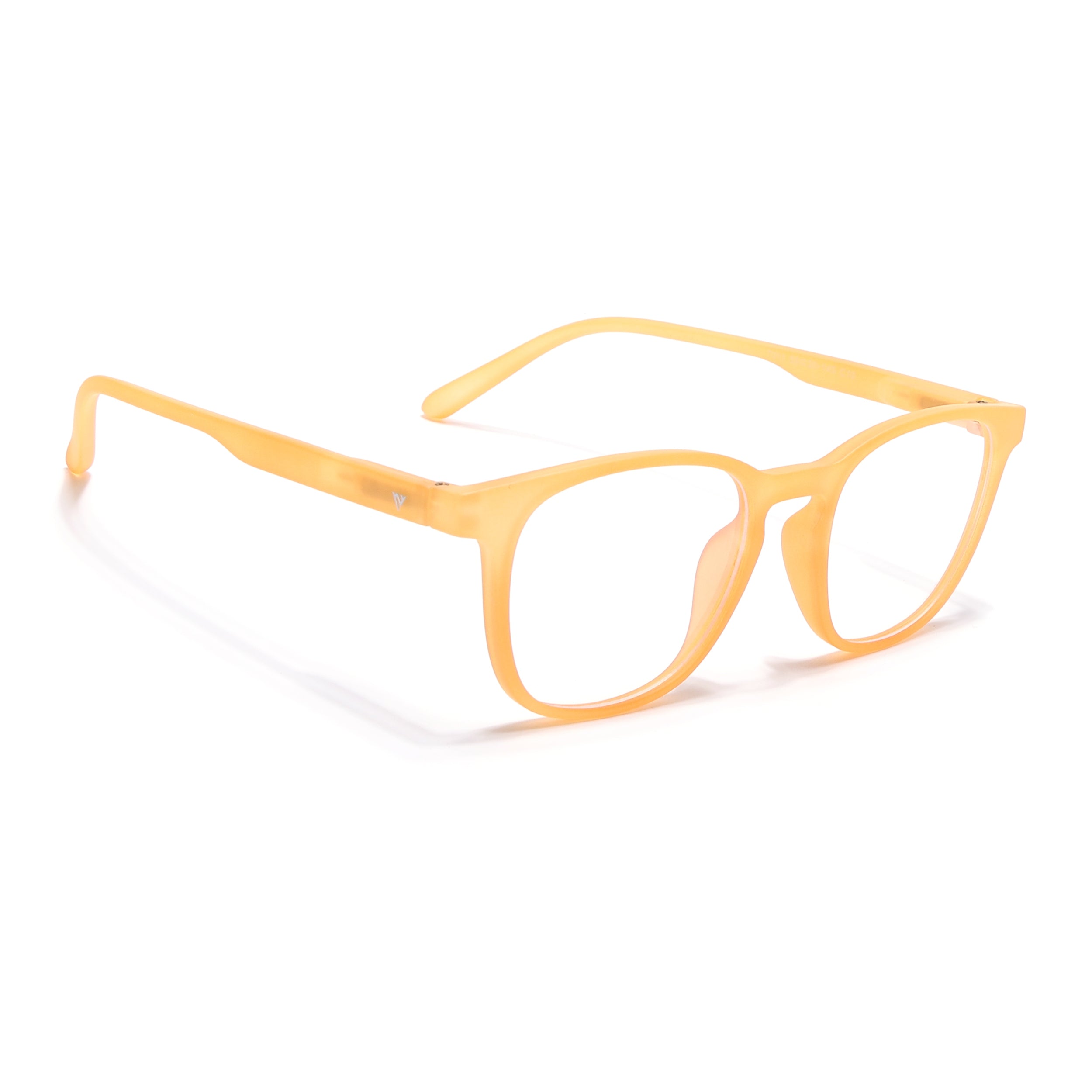 Voyage Air Orange Square Eyeglasses for Men & Women (T011MG4730-C4)