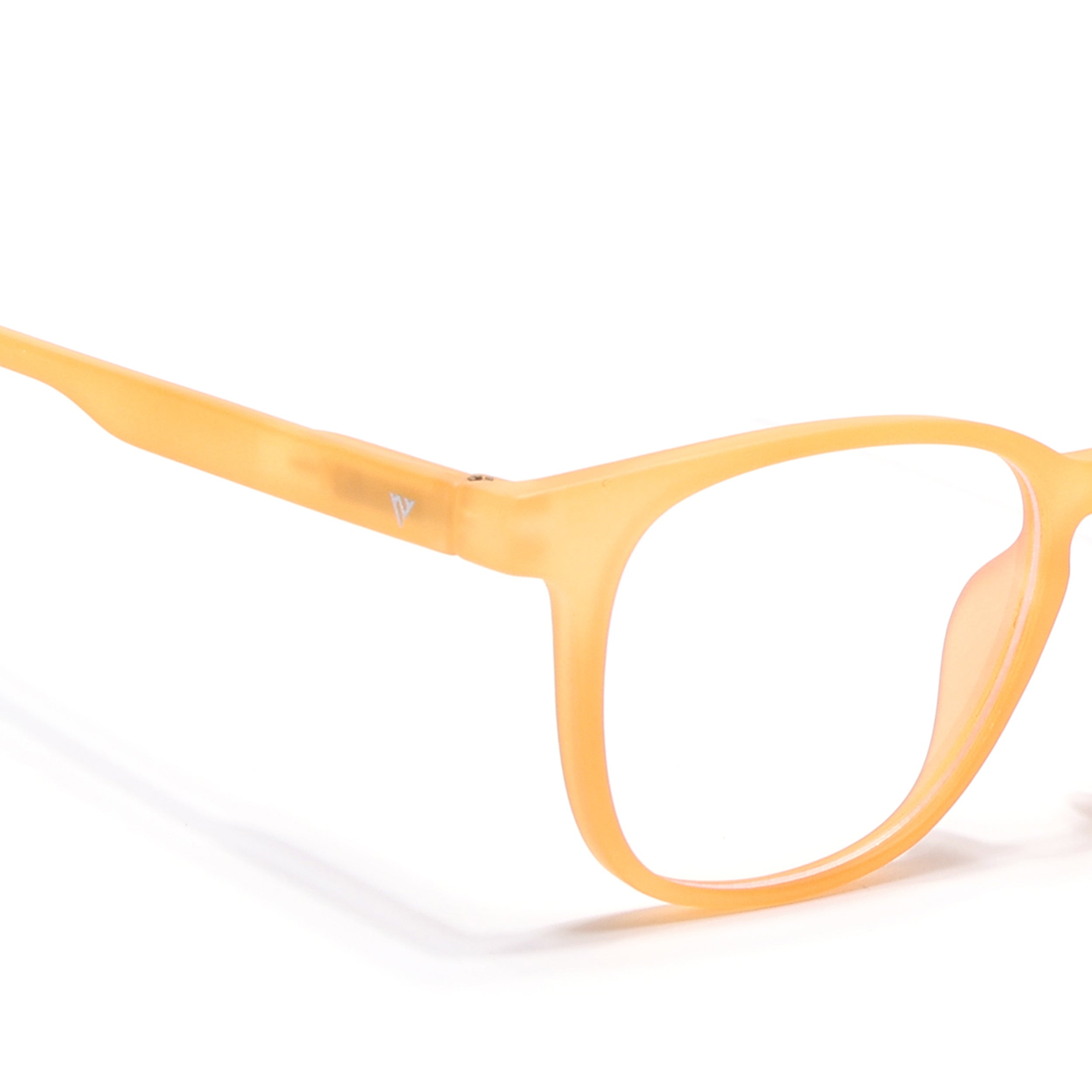 Voyage Air Orange Square Eyeglasses for Men & Women (T011MG4730-C4)