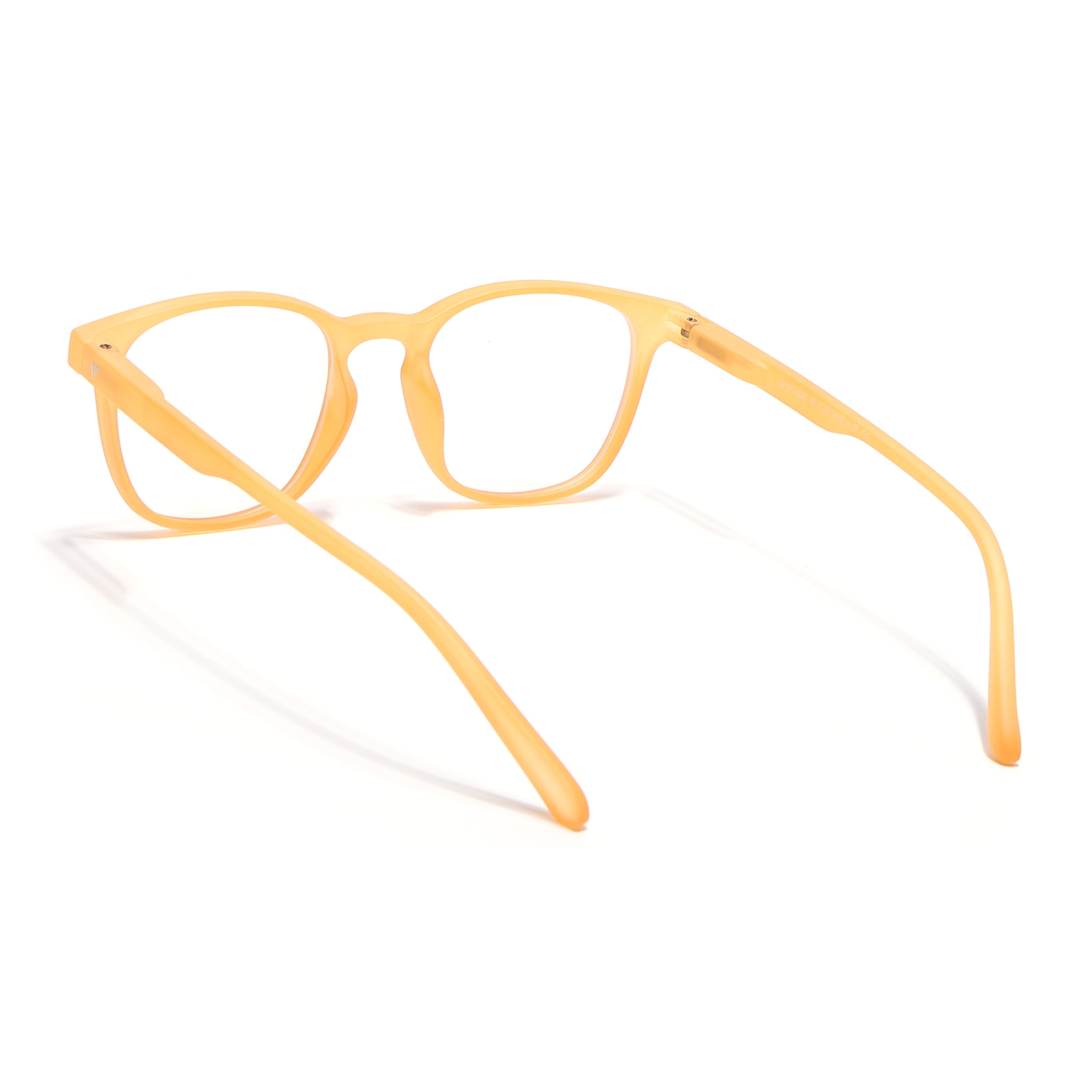 Voyage Air Orange Square Eyeglasses for Men & Women (T011MG4730-C4)
