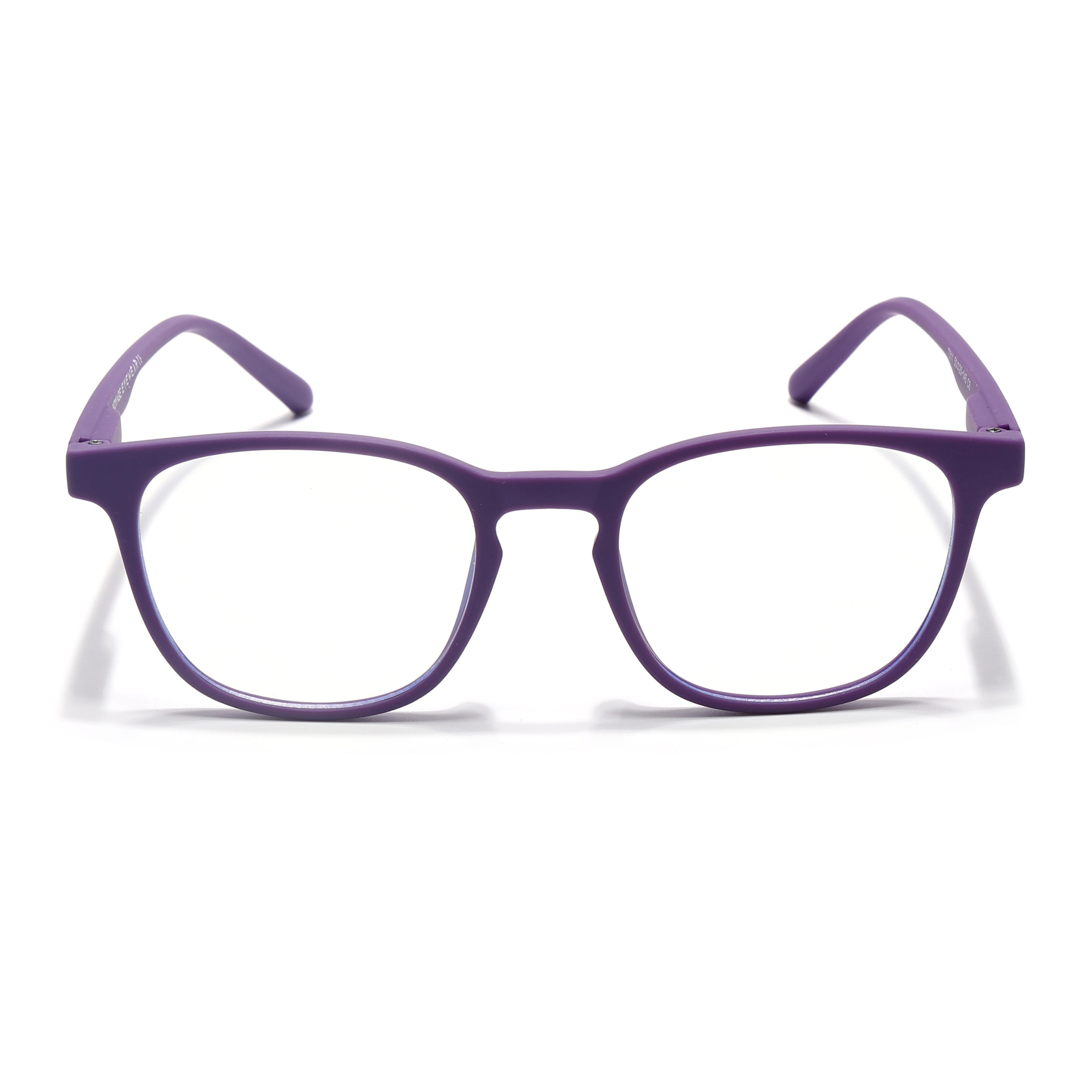 Voyage Air Purple Square Eyeglasses for Men & Women (T011MG4731-C5)