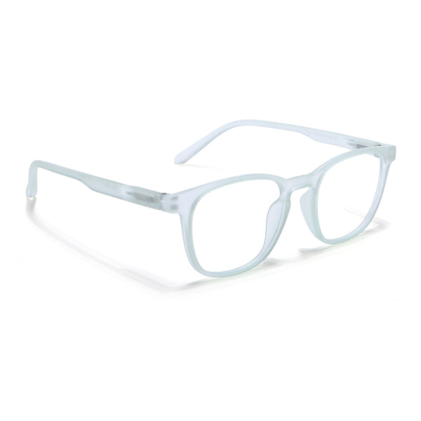 Voyage Air Light Green Square Eyeglasses for Men & Women (T011MG4732-C6)