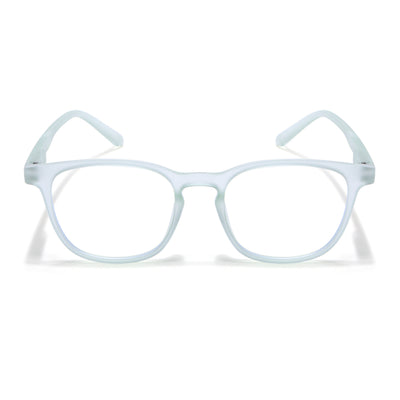 Voyage Air Light Green Square Eyeglasses for Men & Women (T011MG4732-C6)