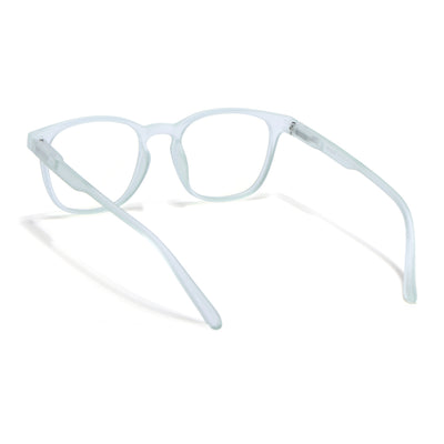 Voyage Air Light Green Square Eyeglasses for Men & Women (T011MG4732-C6)