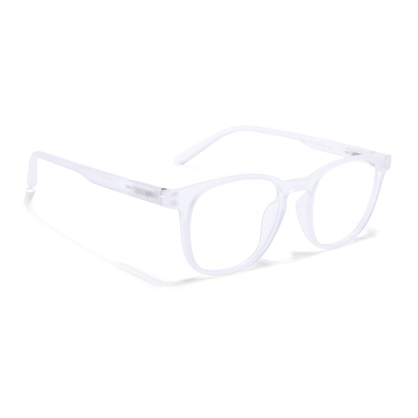 Voyage Air Clear Square Eyeglasses for Men & Women (T011MG4737-C10)