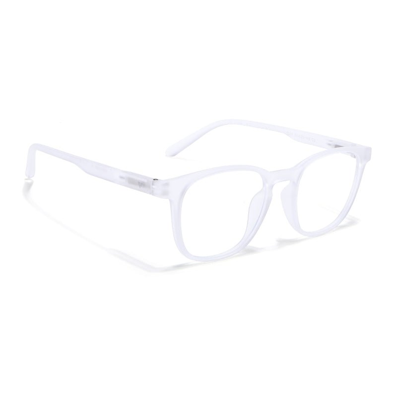 Voyage Air Clear Square Eyeglasses for Men & Women (T011MG4737-C10)