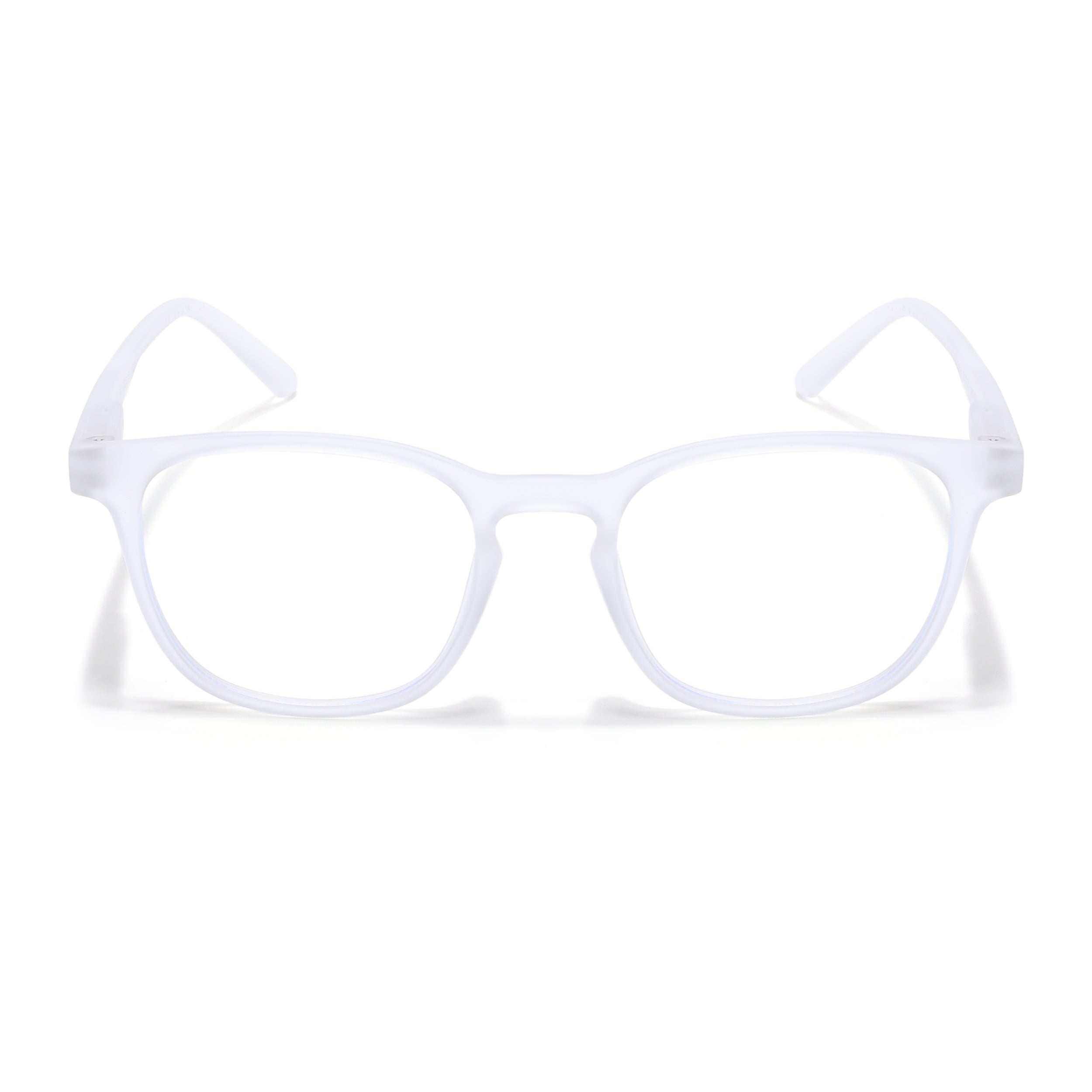 Voyage Air Clear Square Eyeglasses for Men & Women (T011MG4737-C10)