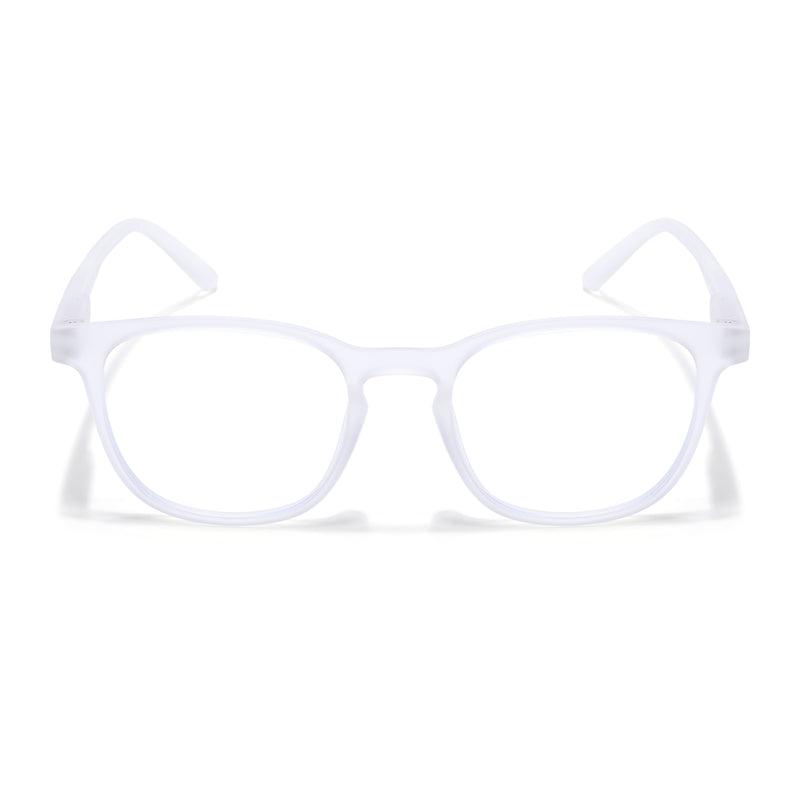 Voyage Air Clear Square Eyeglasses for Men & Women (T011MG4737-C10)