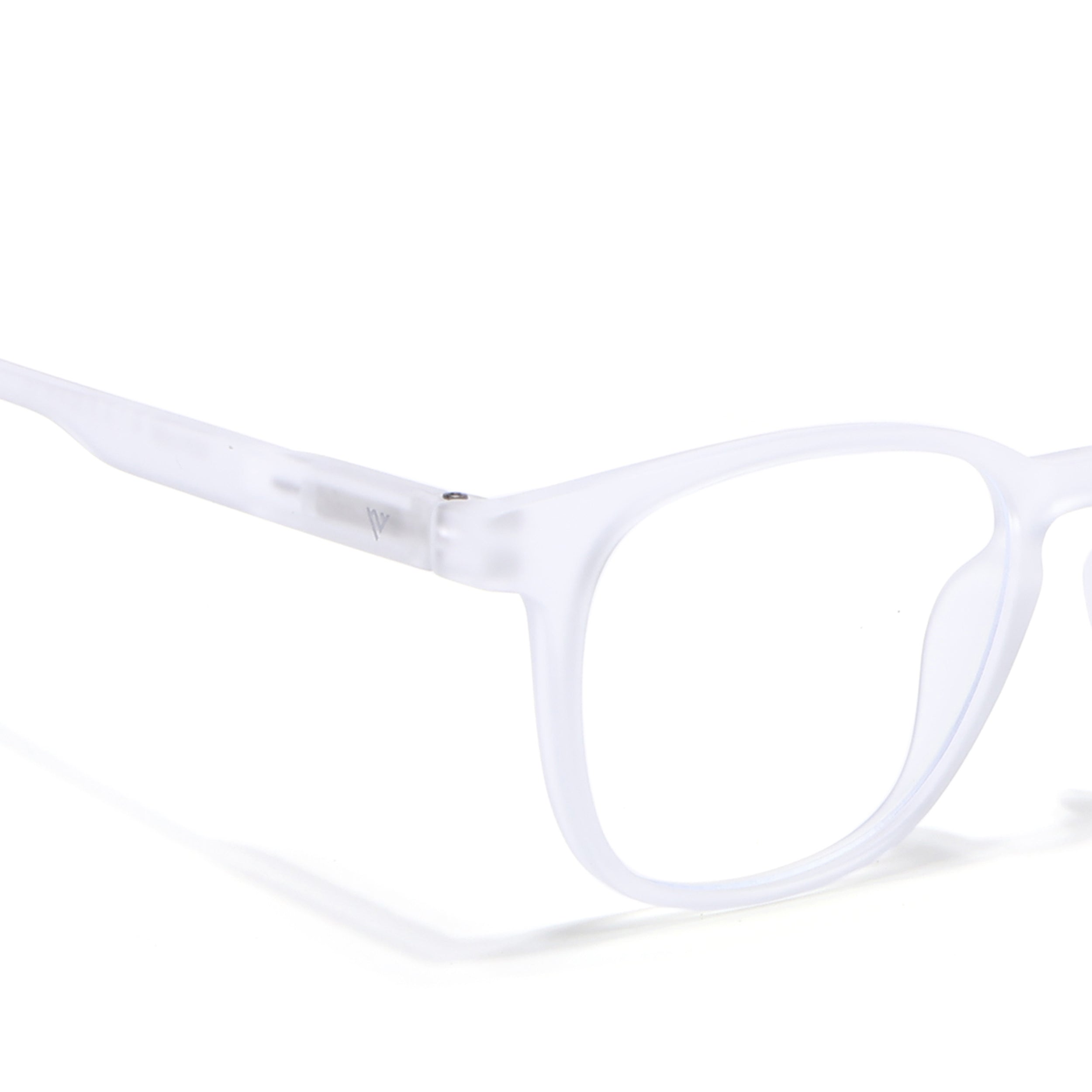 Voyage Air Clear Square Eyeglasses for Men & Women (T011MG4737-C10)