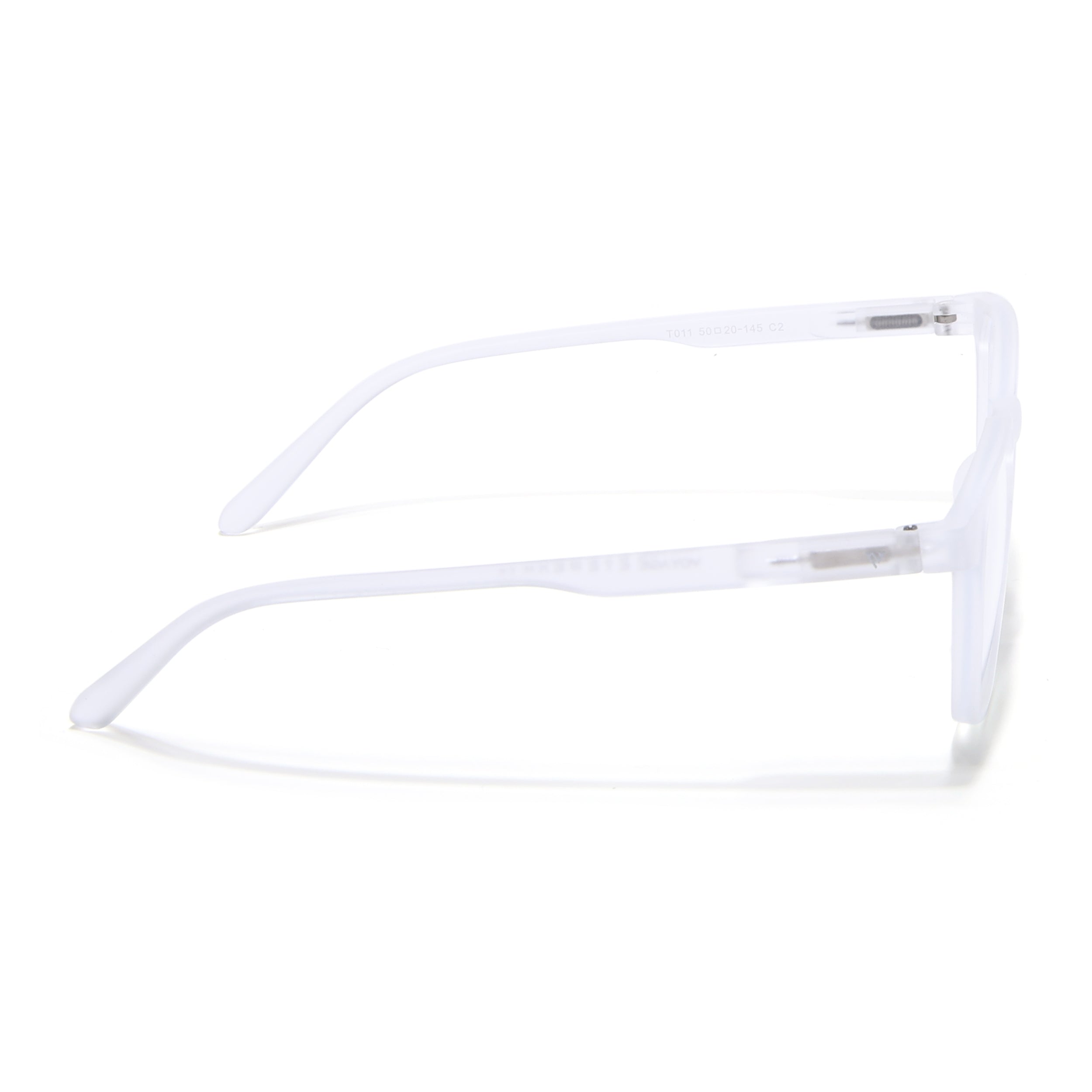 Voyage Air Clear Square Eyeglasses for Men & Women (T011MG4737-C10)