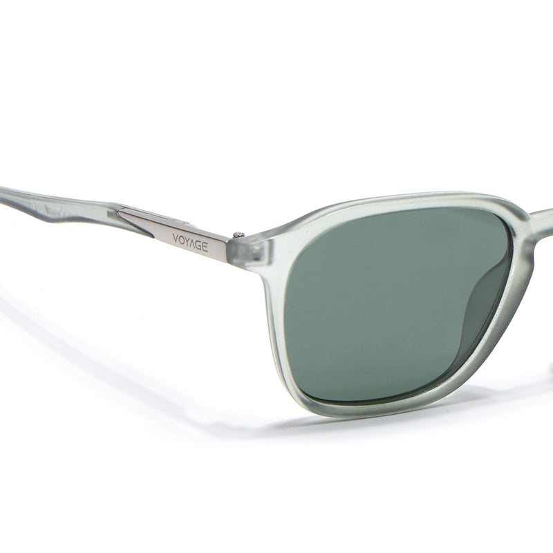 Square Polarized Sunglasses | Olive Lens | Olive Frame - PMG6796