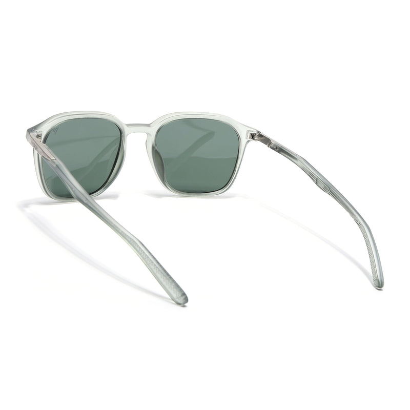 Square Polarized Sunglasses | Olive Lens | Olive Frame - PMG6796