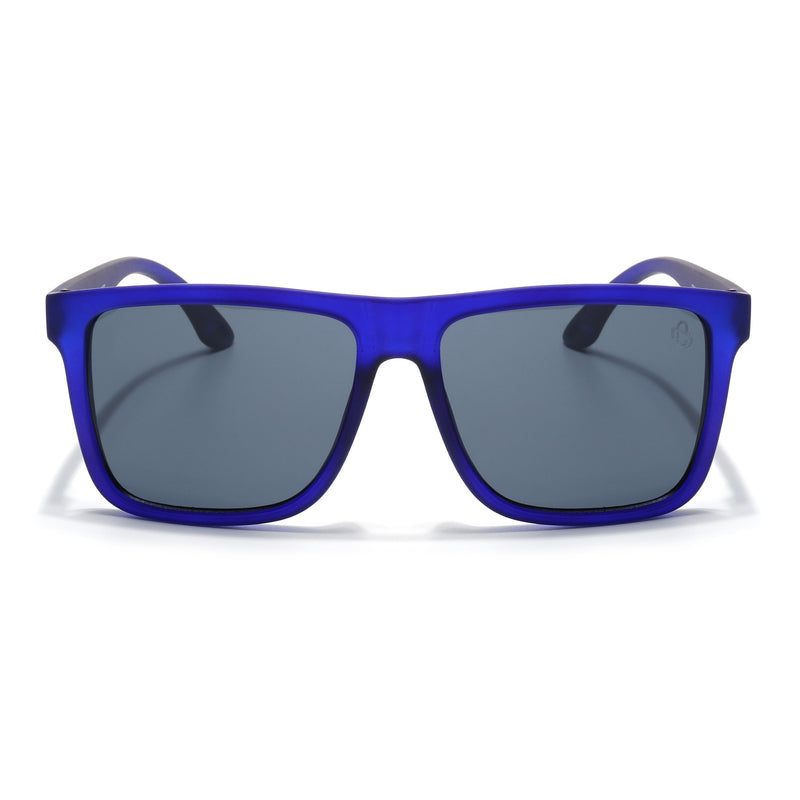 Eyejack Blue Wayfarer Sunglasses for Men & Women (TB34CL1069)